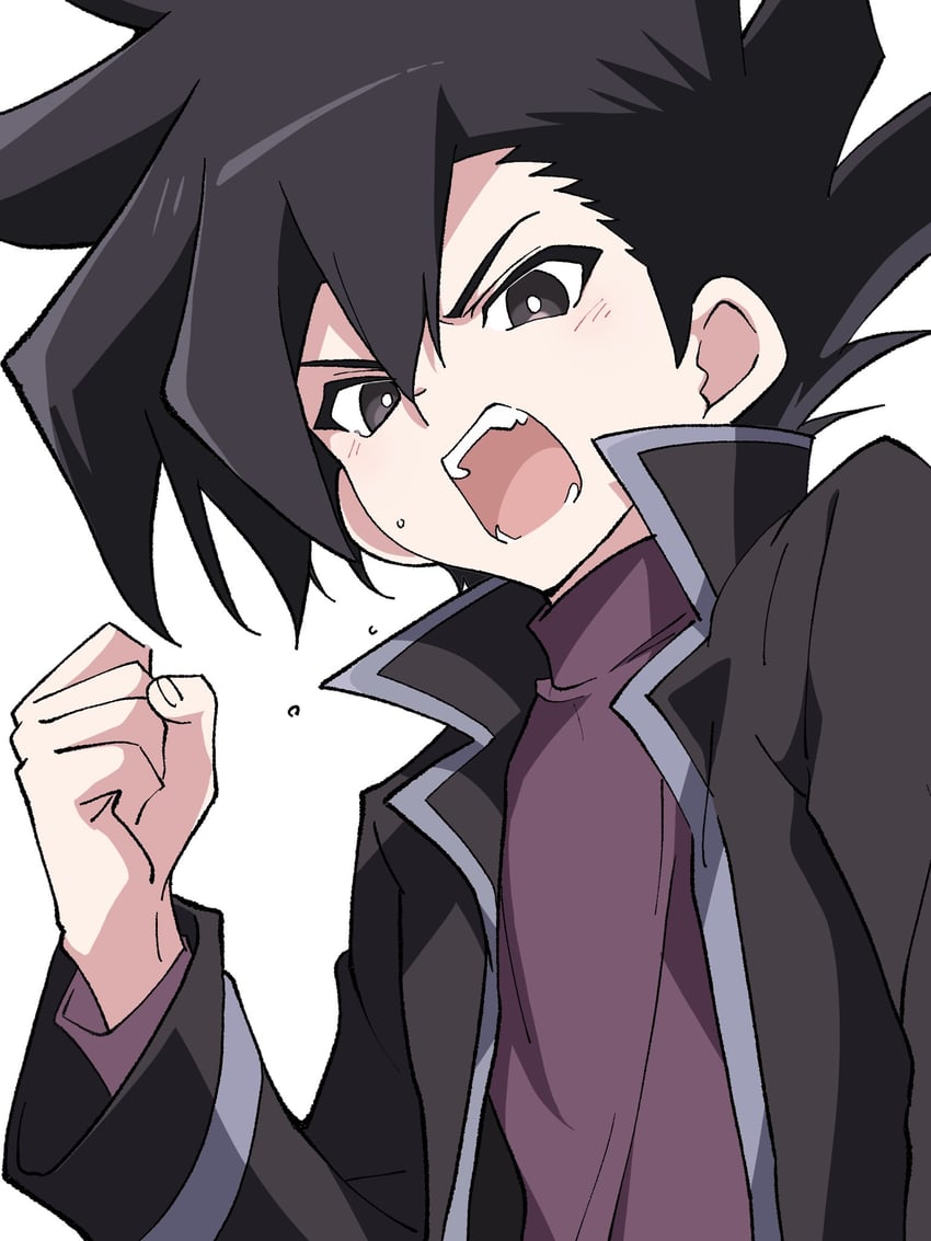 manjoume jun (yu-gi-oh! and 1 more) drawn by niyane