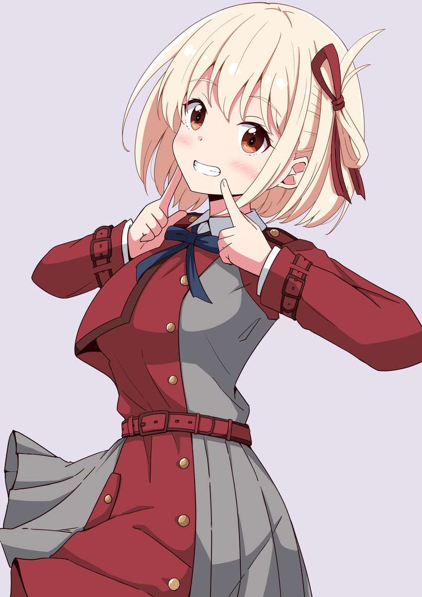 nishikigi chisato (lycoris recoil) drawn by aikawa_ryou