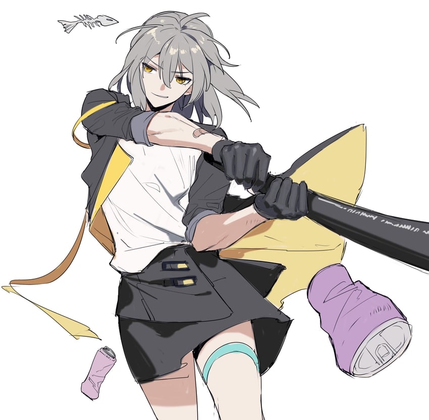 trailblazer and stelle (honkai and 1 more) drawn by manbu72747