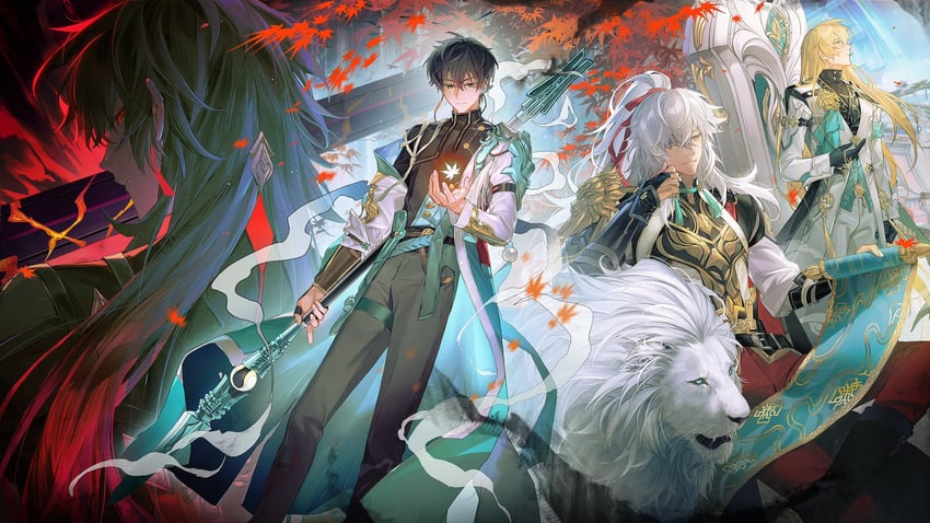 dan heng, blade, jing yuan, and luocha (honkai and 1 more) drawn by kukuish