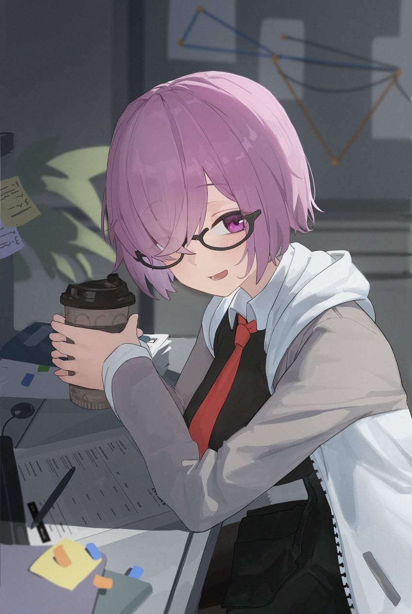 mash kyrielight (fate and 1 more) drawn by mglame