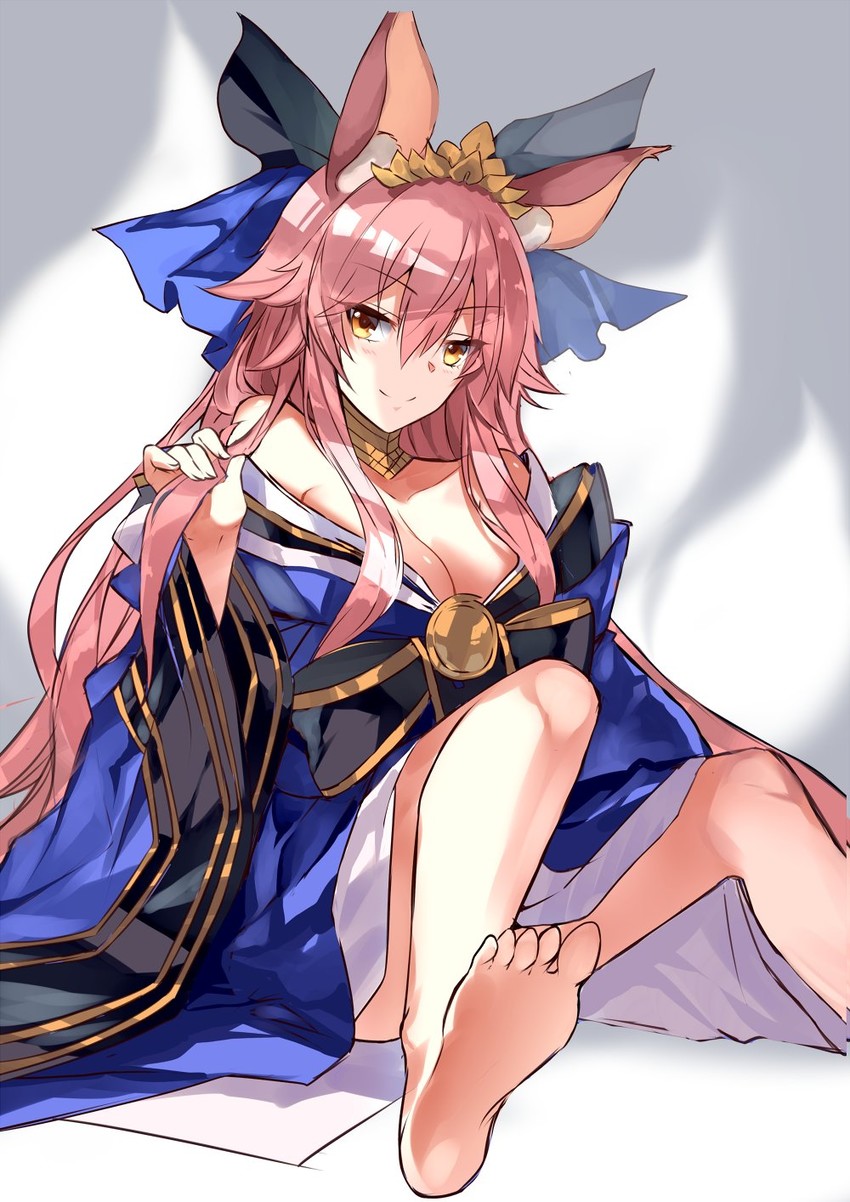 tamamo and tamamo no mae (fate and 1 more) drawn by karlwolf