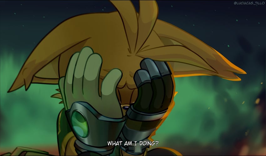 nine (sonic and 1 more) drawn by luciacas_tillo
