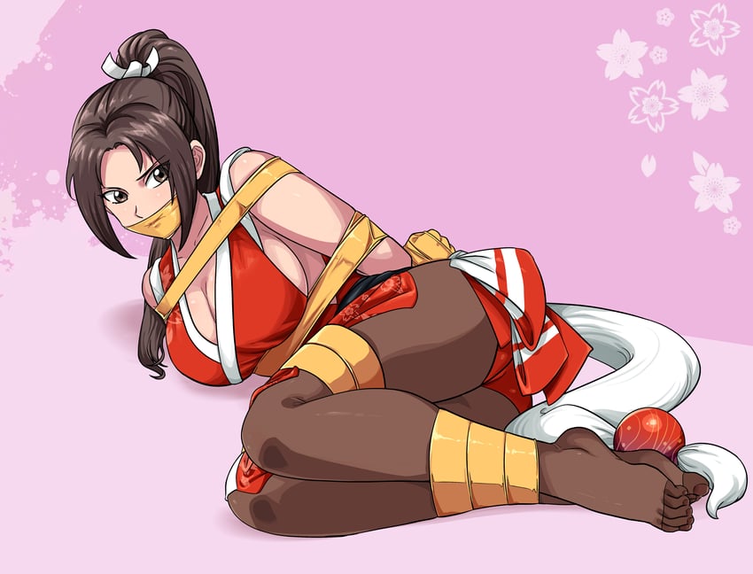 shiranui mai (the king of fighters and 1 more) drawn by lost_one_zero