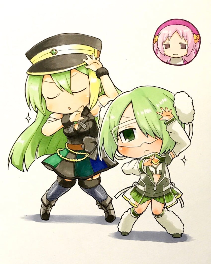 alina gray, misono karin, and miyabi shigure (mahou shoujo madoka magica and 1 more) drawn by delraich66