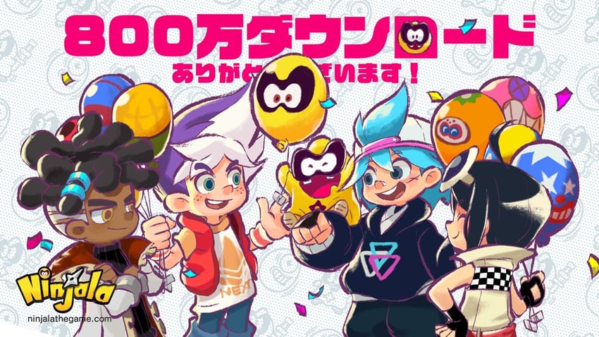 gumchi, kappei, van, ron, and jane (ninjala and 1 more) drawn by rianti-wong