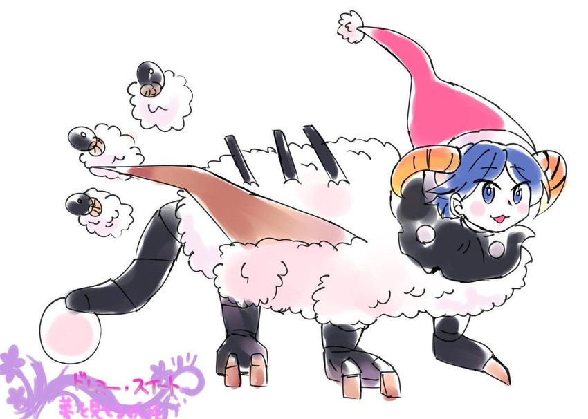doremy sweet (touhou and 1 more) drawn by kokeshi_(yoi_no_myoujou)