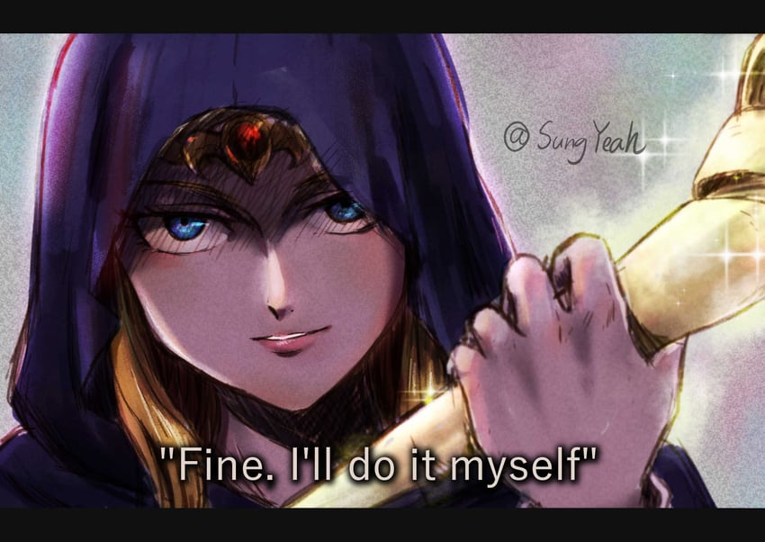 princess zelda and thanos (the legend of zelda and 5 more) drawn by sungyeah