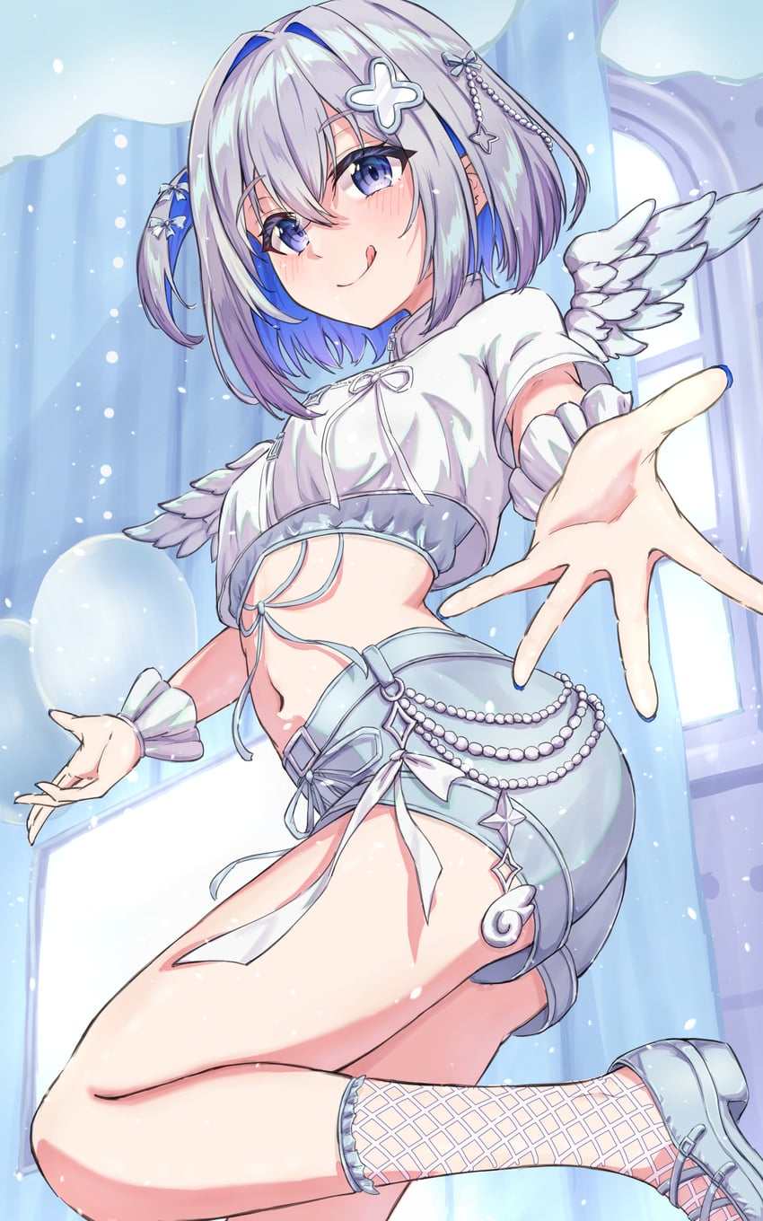 amane kanata (hololive and 1 more) drawn by qussie