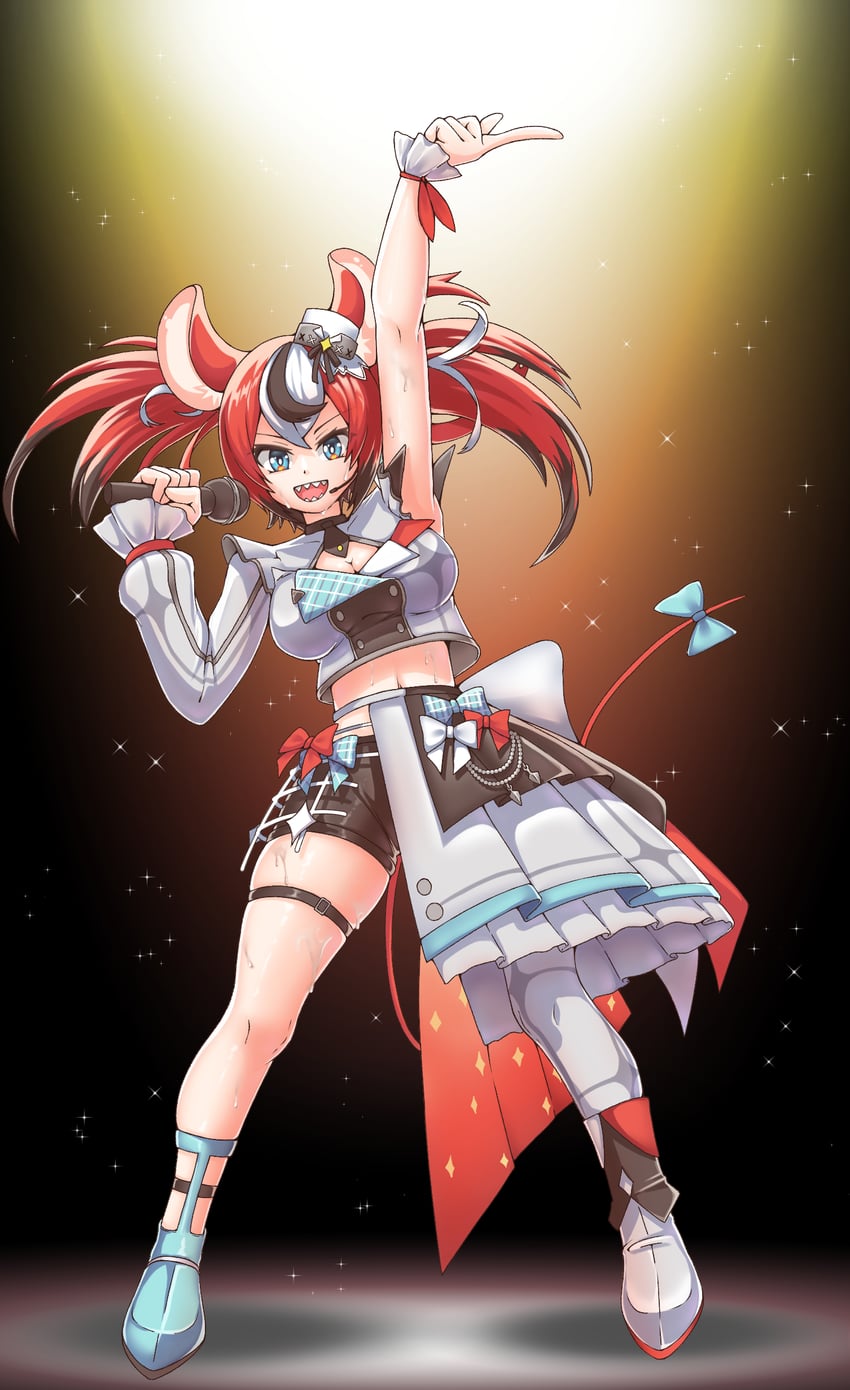 hakos baelz (hololive and 1 more) drawn by nyang-kaz