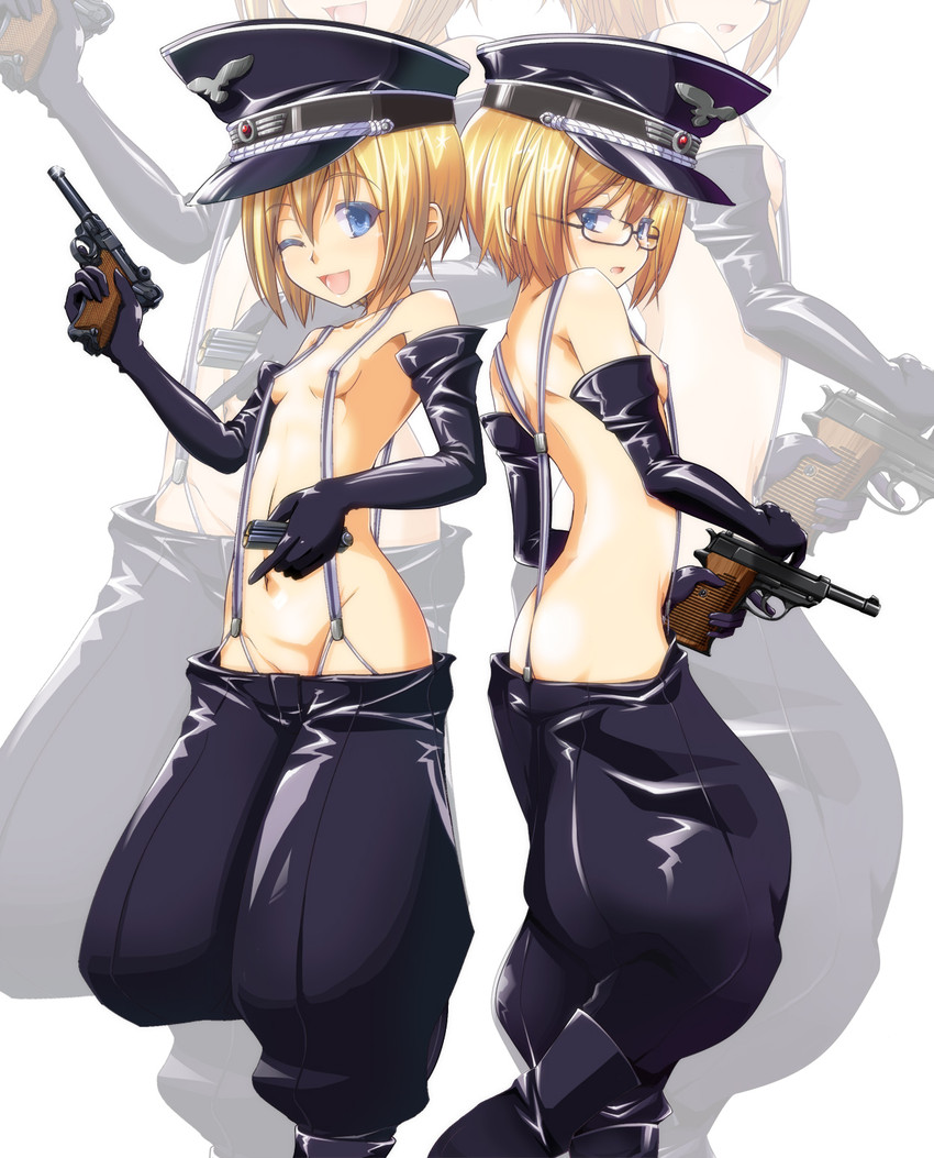 erica hartmann and ursula hartmann (world witches series and 2 more) drawn by yuusawa_nozomu