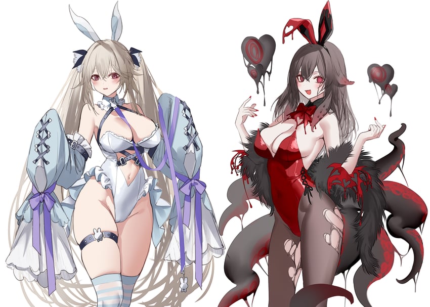 manjuu, anchorage, and royal fortune (azur lane) drawn by pottsness