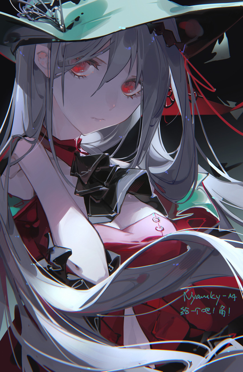 skadi and skadi the corrupting heart (arknights) drawn by nyansky