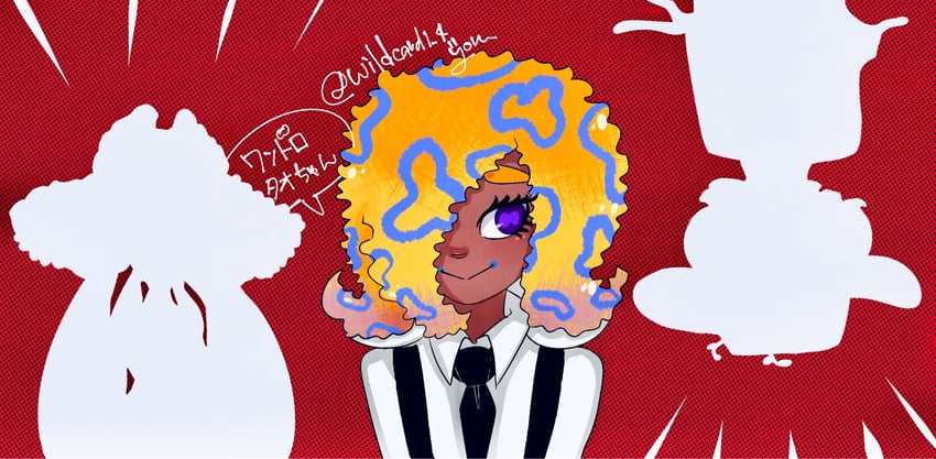 tao blu, yoko, and tosh (splatoon and 1 more) drawn by wildcard1_4