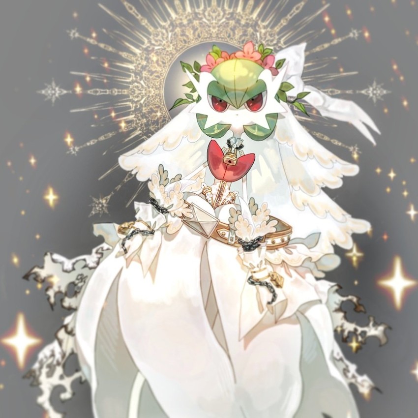 gardevoir, mega gardevoir, and nero claudius (fate and 3 more) drawn by inoue_(fydns7)