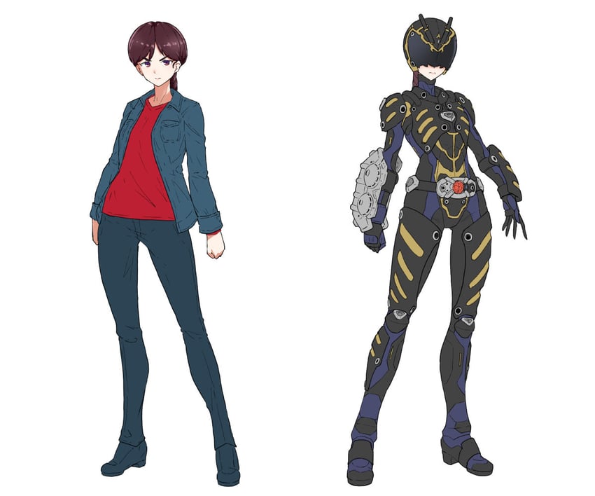 alternative and nakamura hajime (kamen rider and 1 more) drawn by eidenjyou1997
