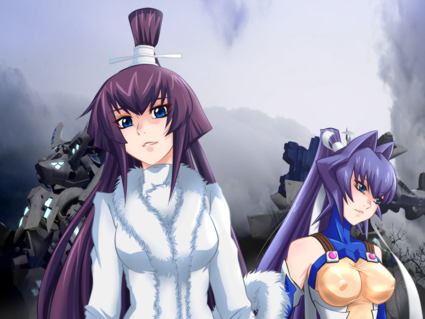 mitsurugi meiya and koubuin yuuhi (muv-luv and 1 more) drawn by genya_(genya67)