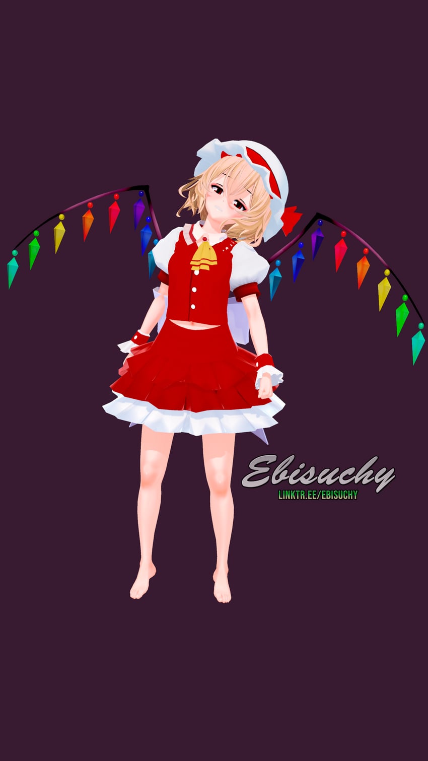 flandre scarlet (touhou) drawn by ebisuchy