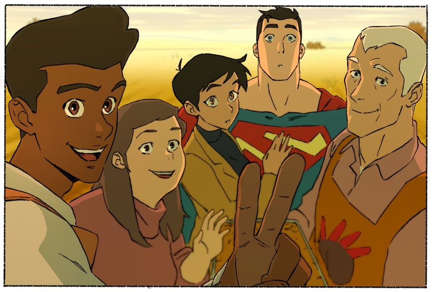superman, clark kent, lois lane, jimmy olsen, martha kent, and 1 more (dc comics and 2 more) drawn by jake_wyatt