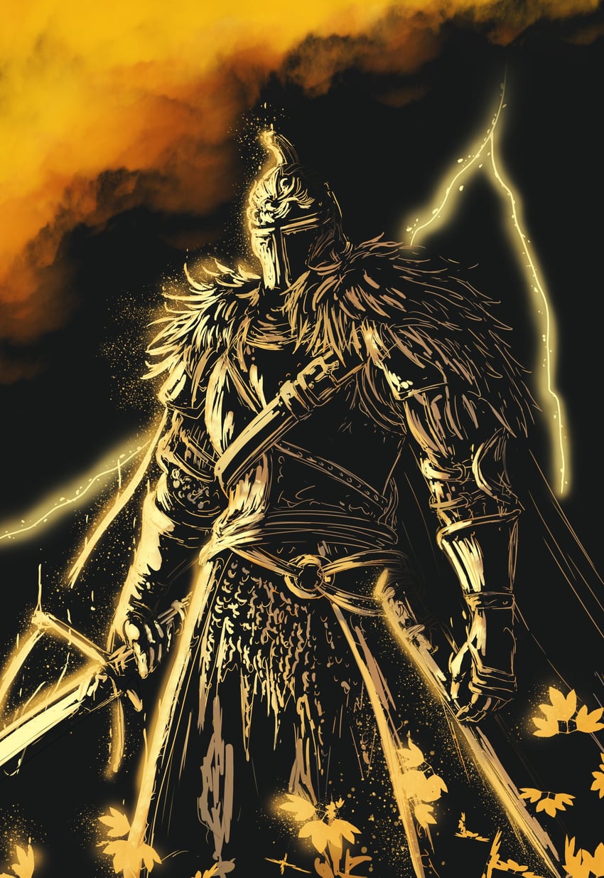 bearer of the curse (dark souls and 1 more) drawn by 00osamio00