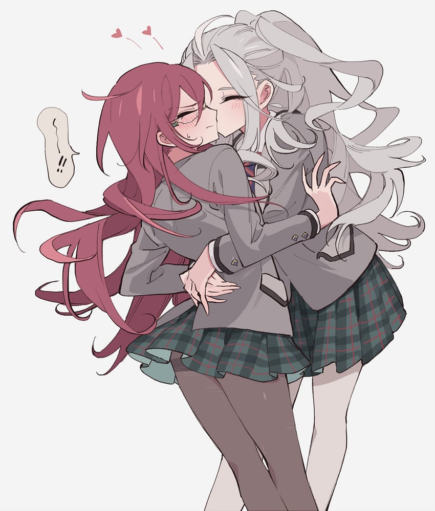 saegusa ibara and ran nagisa (ensemble stars!) drawn by meremero