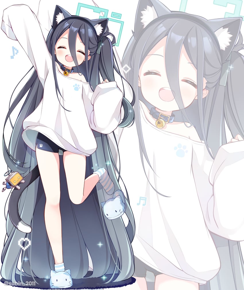 aris and kei (blue archive) drawn by subin_(subin_2011)