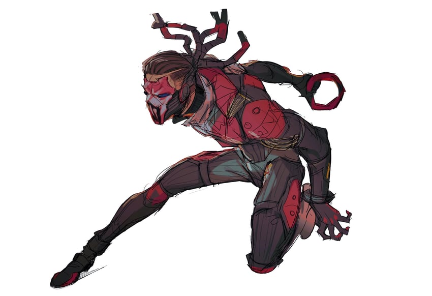 fade (apex legends and 1 more) drawn by yitiao_da_shu