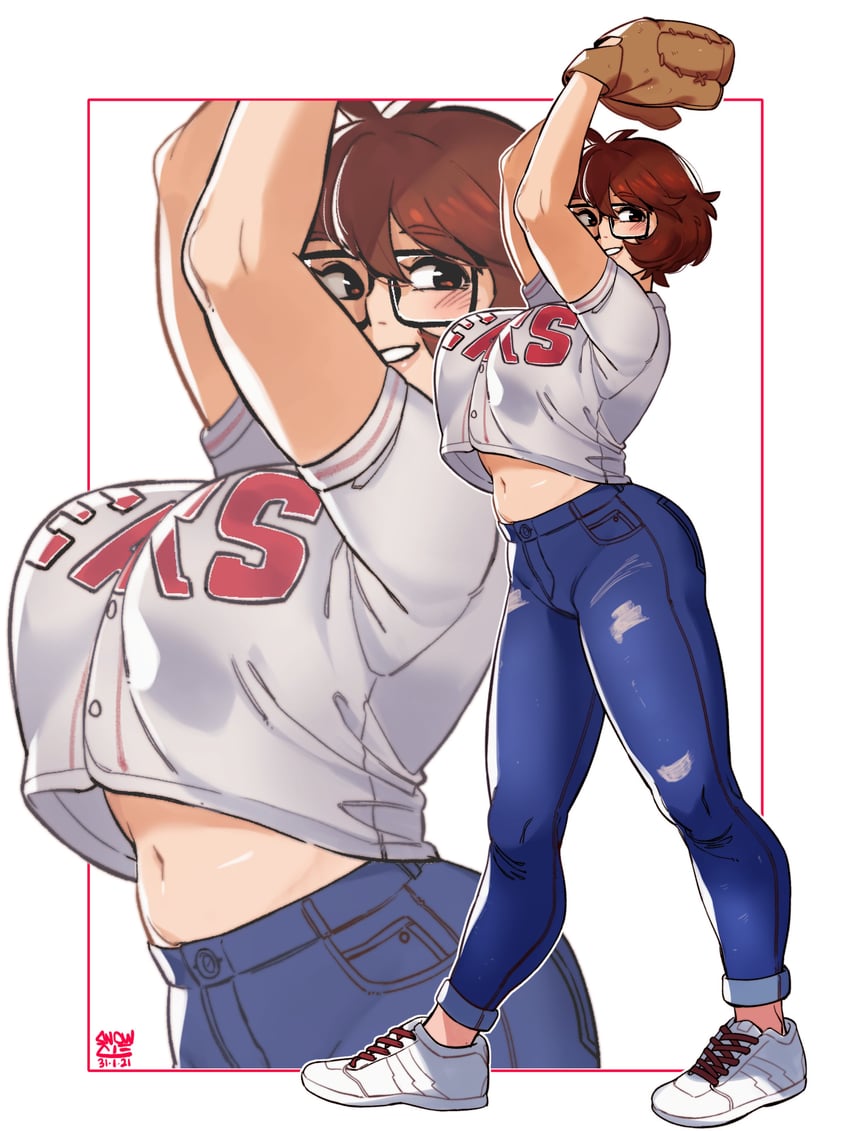 snowciel and choi seol-hwa (original) drawn by snowcie