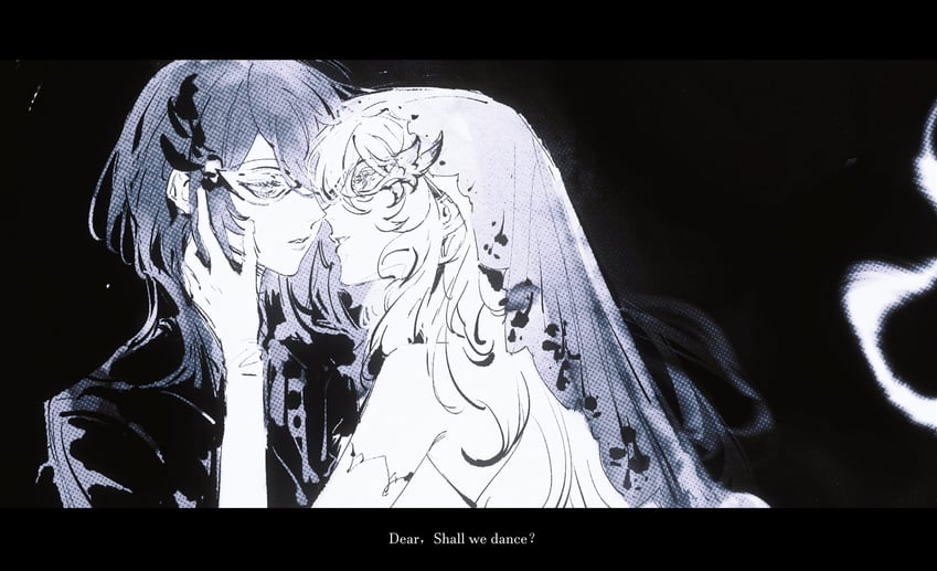 acheron and black swan (honkai and 1 more) drawn by 321wodao