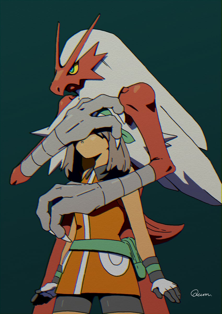 may and blaziken (pokemon and 2 more) drawn by cucumber_(wanton9cum)
