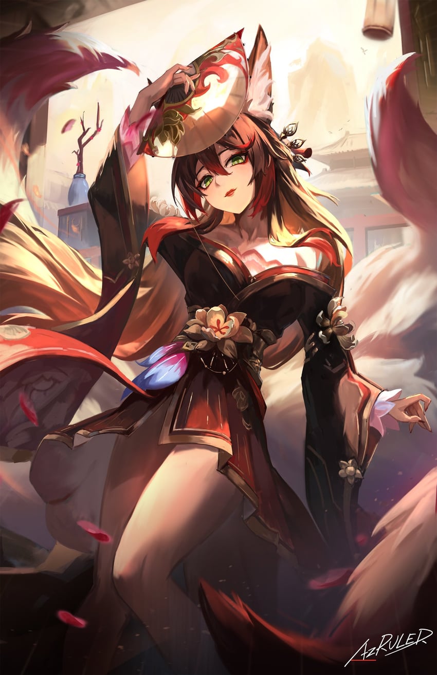 tingyun and fugue (honkai and 1 more) drawn by az'ruler