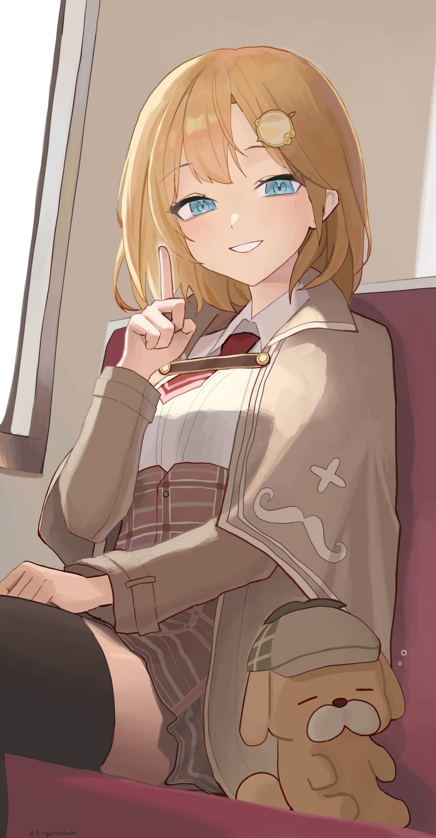 watson amelia (hololive and 1 more) drawn by kongarisalmon