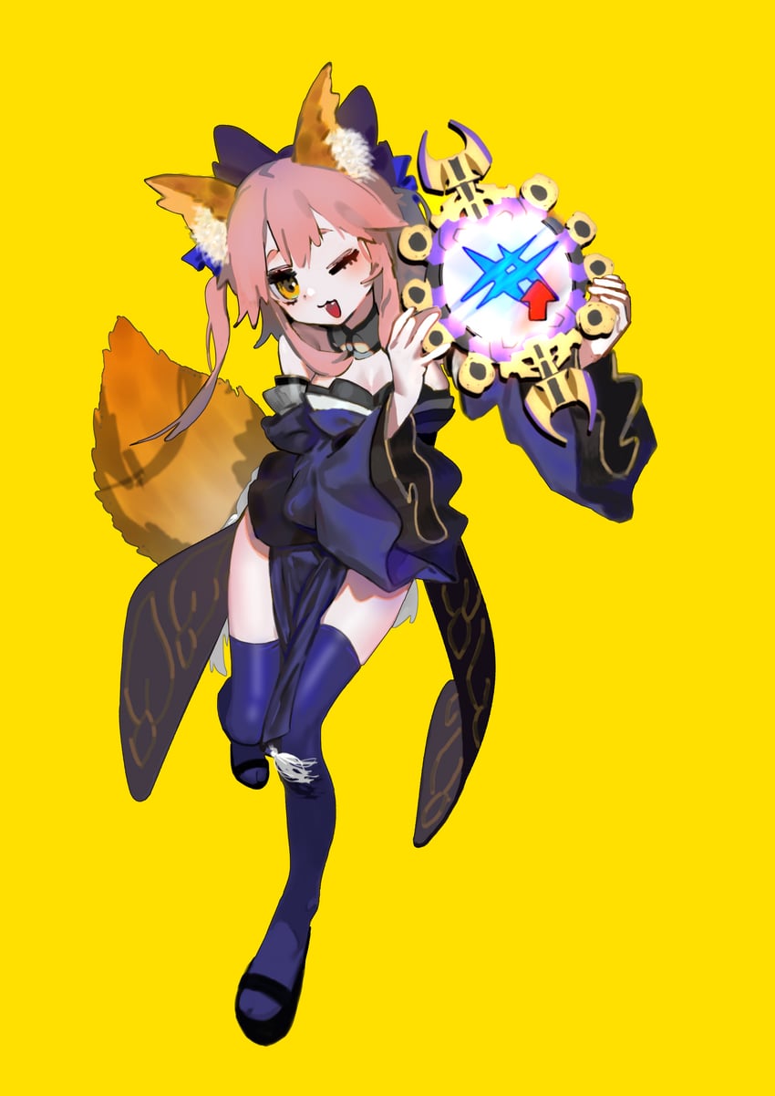 tamamo and tamamo no mae (fate and 2 more) drawn by restaurant1969