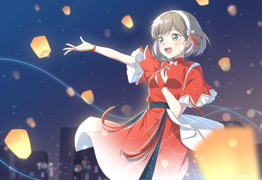 tang keke (love live! and 1 more) drawn by jingshenquan