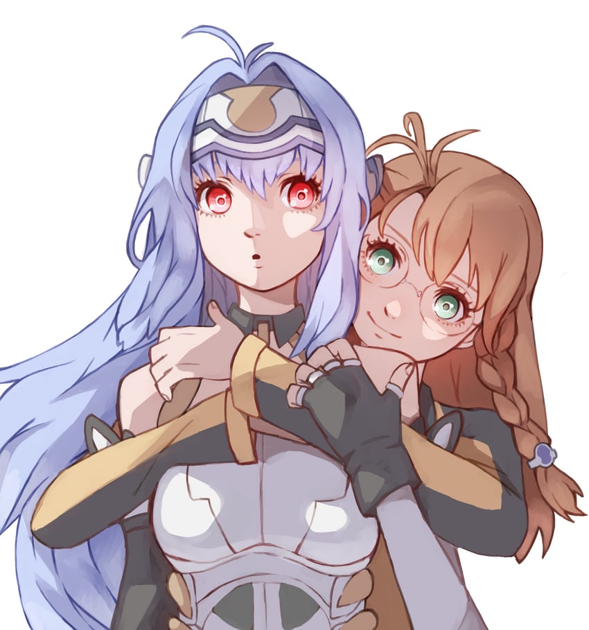 kos-mos and shion uzuki (xenosaga and 1 more) drawn by tbjj1208