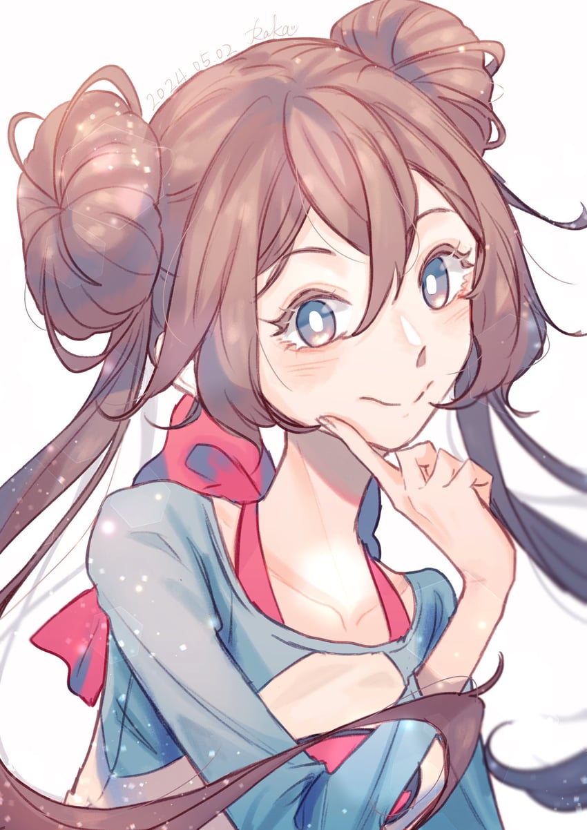 rosa (pokemon and 1 more) drawn by r.aka.