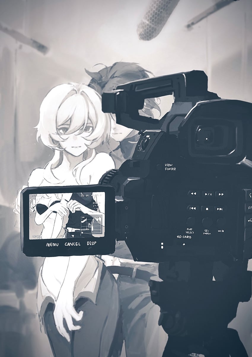 lumine and xiao (genshin impact) drawn by n.s.egg