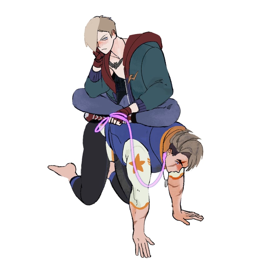 luke sullivan and ed (street fighter and 1 more) drawn by hexermer