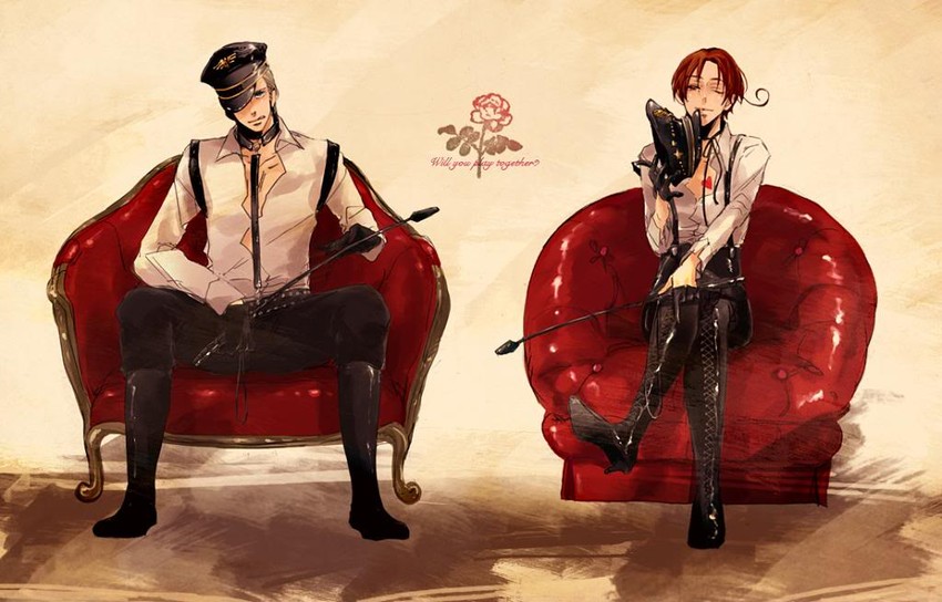 northern italy and germany (axis powers hetalia) drawn by kisaragi_manami