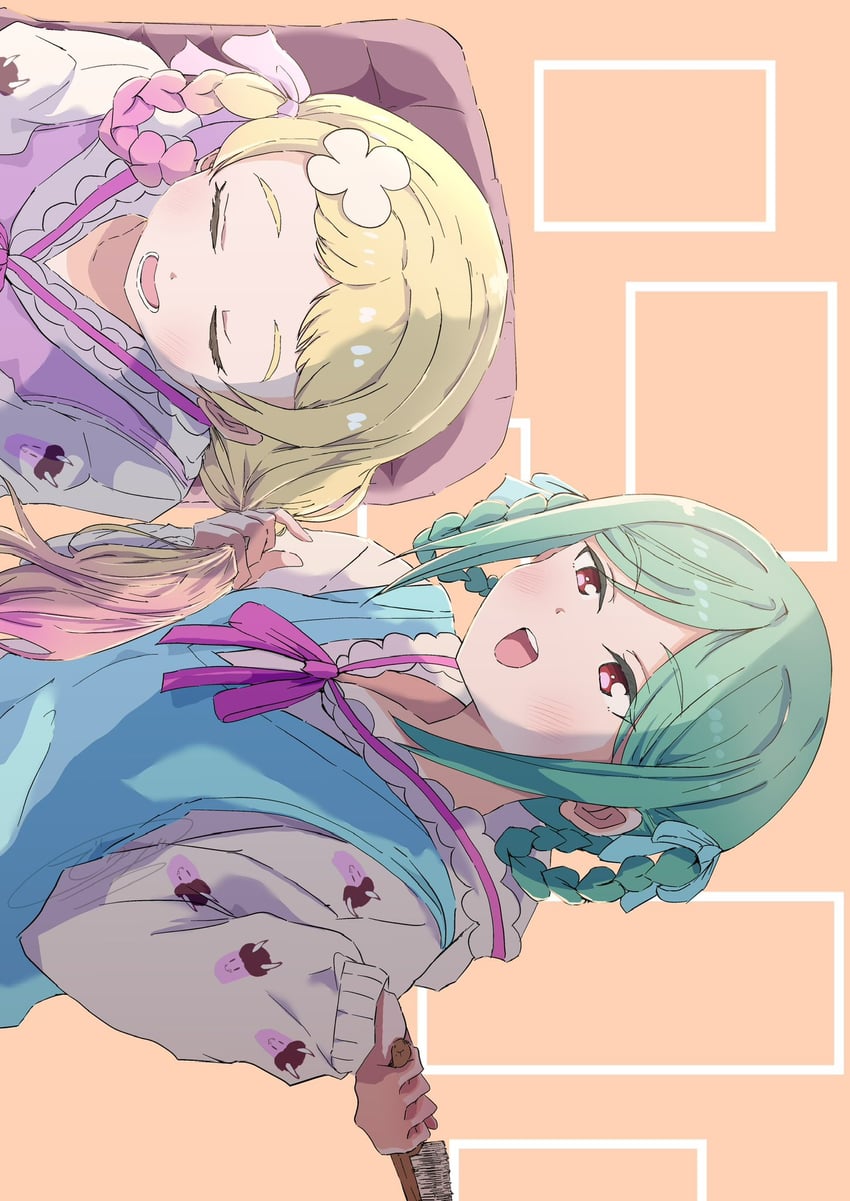 onitsuka natsumi and onitsuka tomari (love live! and 1 more) drawn by dhuno_g