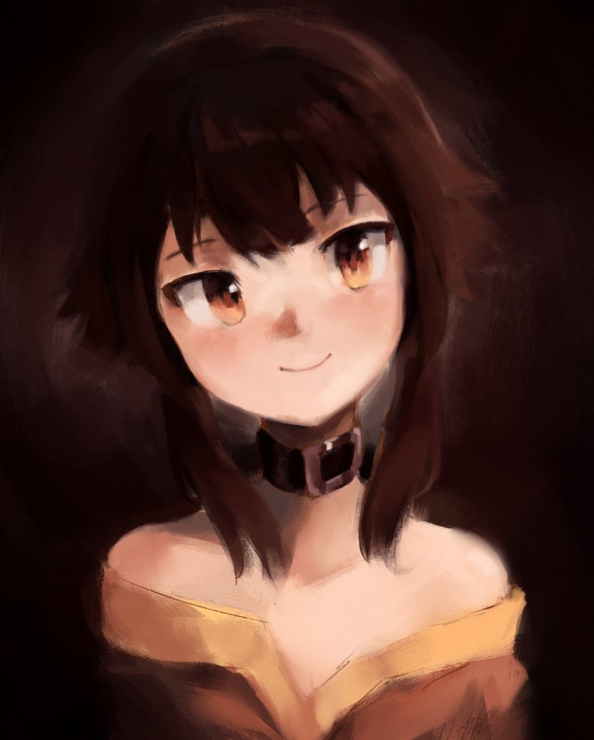 megumin (kono subarashii sekai ni shukufuku wo!) drawn by kirkeone