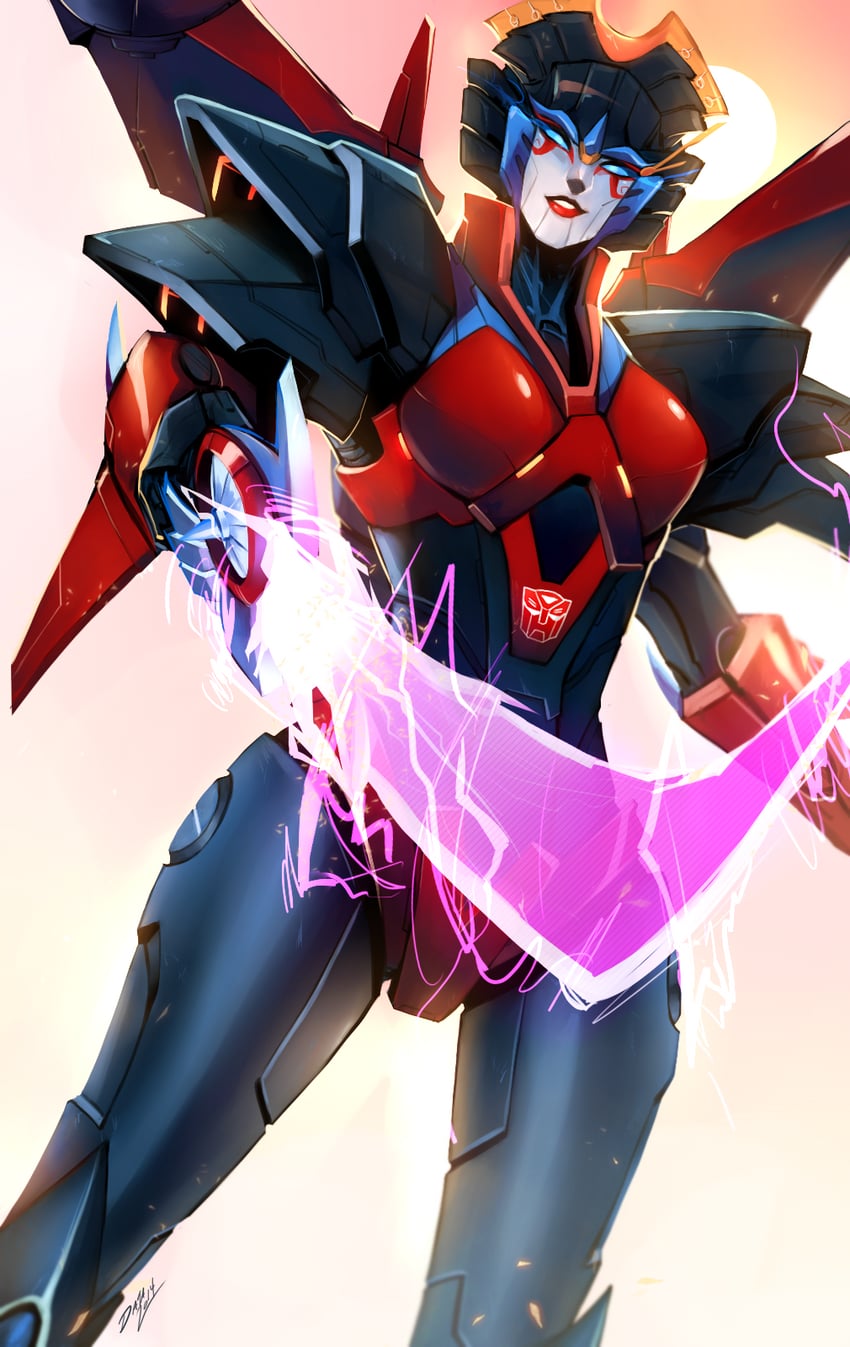 windblade (transformers and 1 more) drawn by dataglitch and lina_rojas