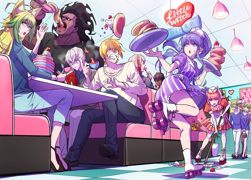 medea, caenis, atalanta, arjuna, heracles, and 8 more (fate and 1 more) drawn by nn_(nnenuenun)