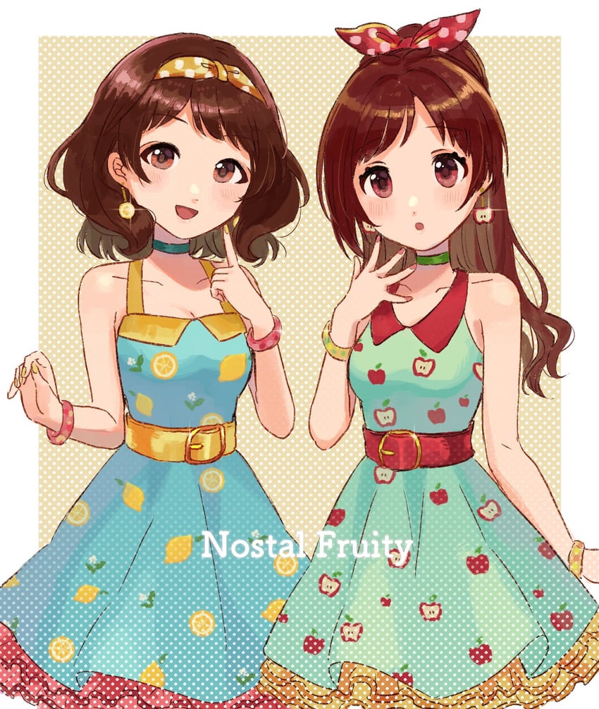 tsujino akari and nagatomi hasumi (idolmaster and 2 more) drawn by tokitanatsu