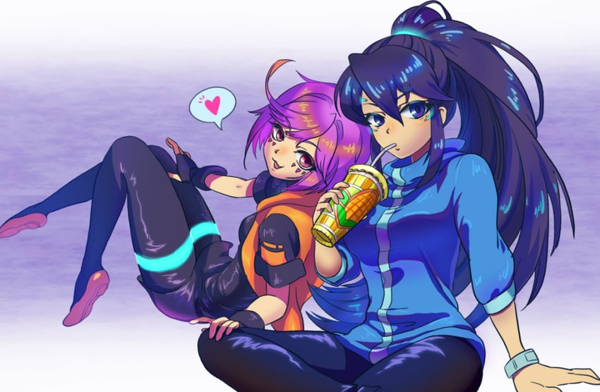 ann flores and ayane misuno (anno:mutationem) drawn by gaiya