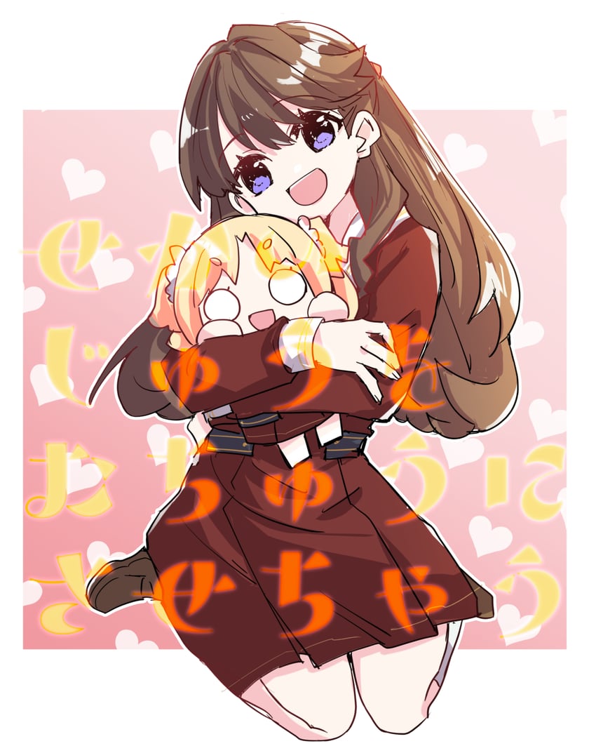 fujishima megumi and osawa rurino (love live! and 1 more) drawn by kanduki_kamibukuro