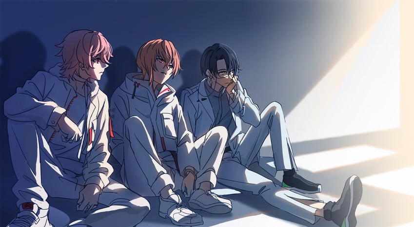 miyama kei, rokuta, and itsuki (paradox live) drawn by zdily1314