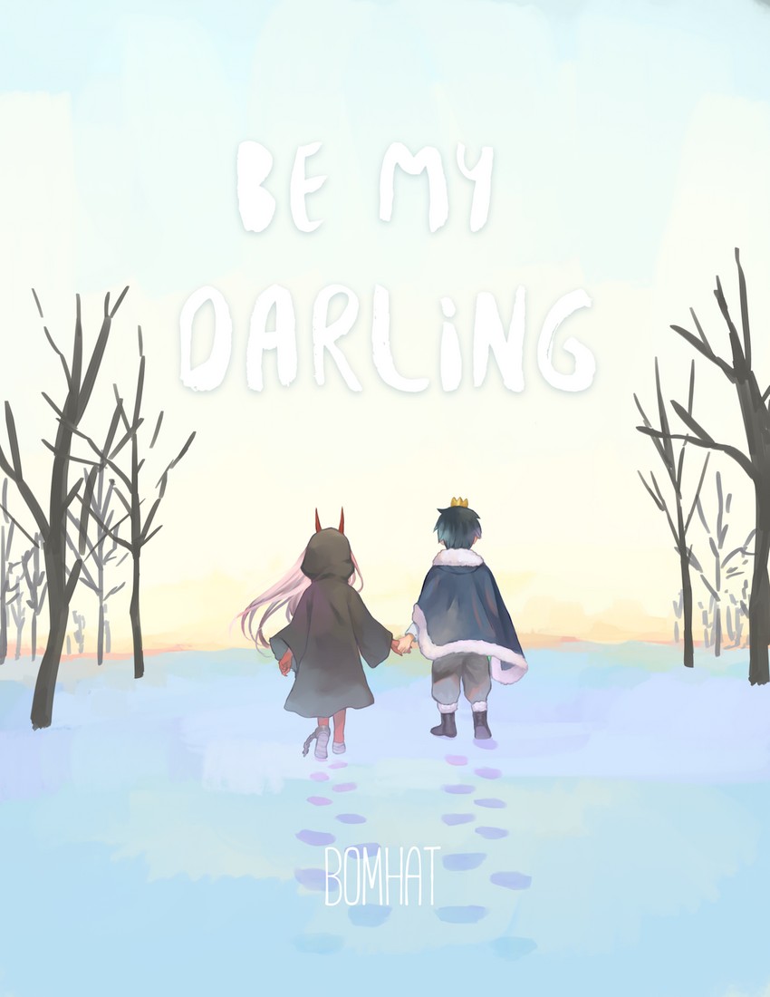 zero two and hiro (darling in the franxx) drawn by bomhat