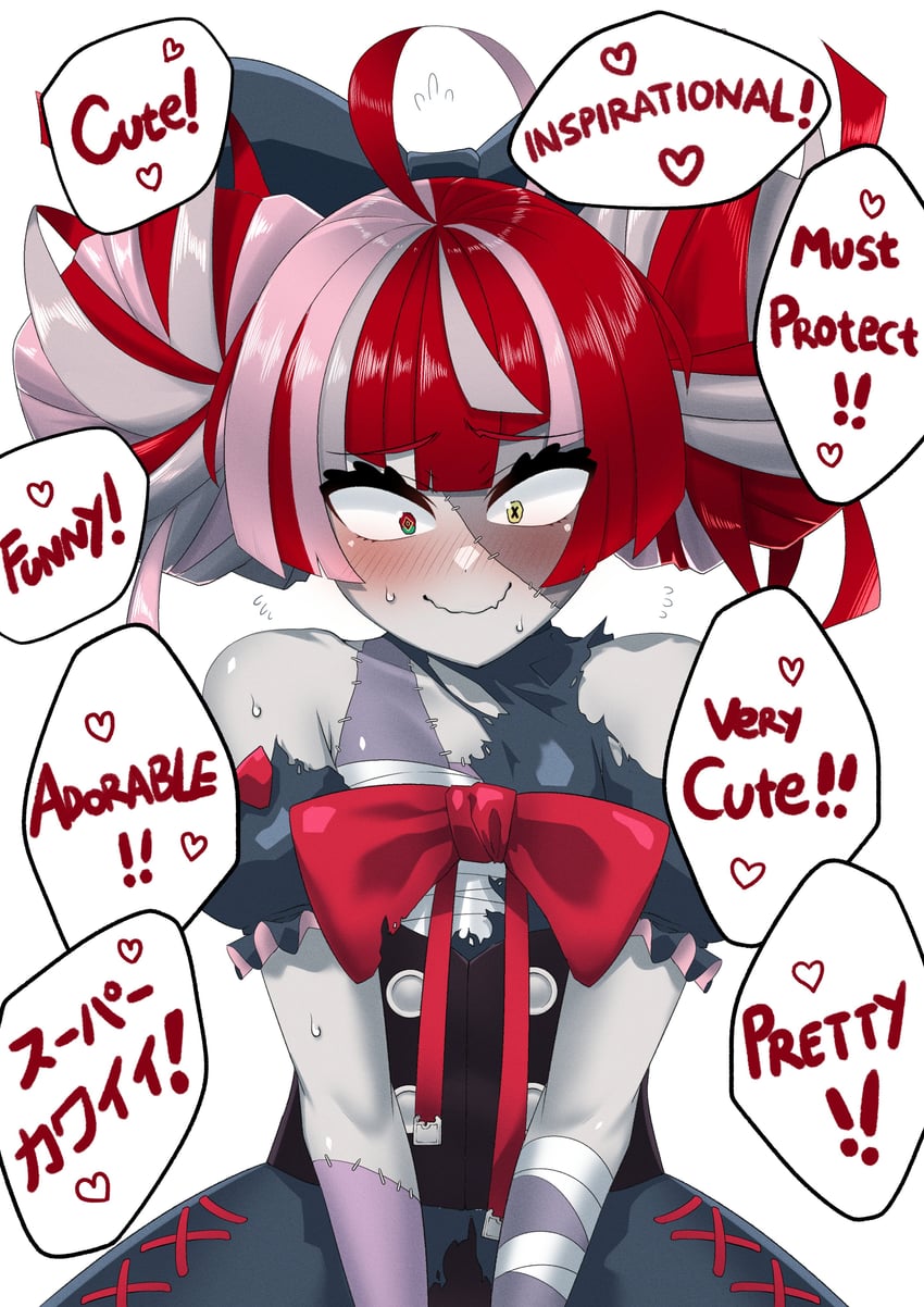 kureiji ollie (hololive and 1 more) drawn by pandoo