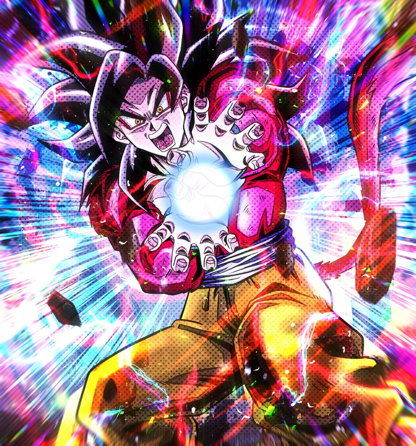 son goku (dragon ball and 1 more) drawn by ushi_(akabec0)